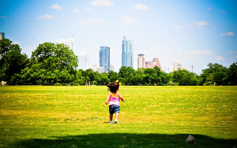 Kids Portrait in Austin Zilker Park